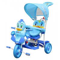 Tricicletă pentru copii- rață - albastru - Inlea4Fun 