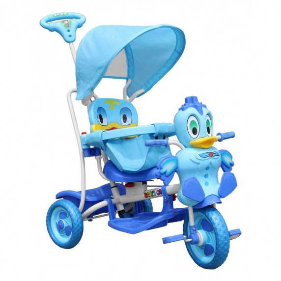 Tricicletă pentru copii- rață - albastru - Inlea4Fun