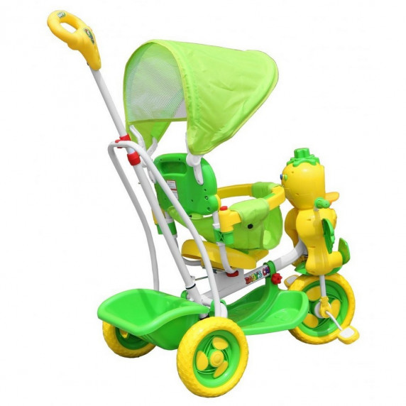 Tricicletă pentru copii- rață - verde - Inlea4Fun