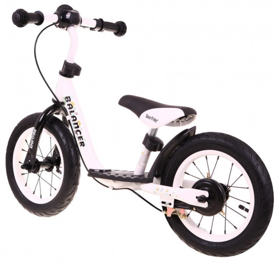 Bicicletă fără pedale - Inlea4Fun Balancer 12" - alb