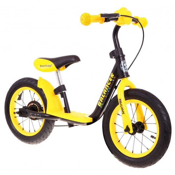 Bicicletă fără pedale - Inlea4Fun Balancer 12" - galben
