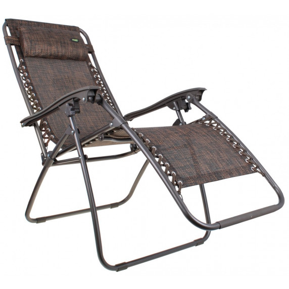 Șezlong / scaun plajă reglabil InGarden - maro