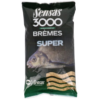 Amestec hrană pentru pești - 3000 Super Bremes - 1 kg - Sensas 09061 