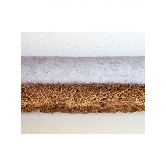 Saltea pat din fibră de cocos - 120 x 60 cm - SENSILLO Luxe Aloe Vera