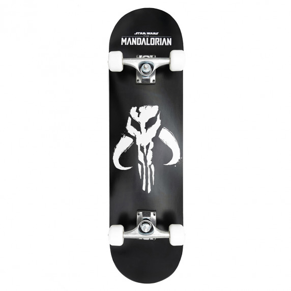 Skateboard din lemn - 79x20x10 cm MANDALORIAN Logo