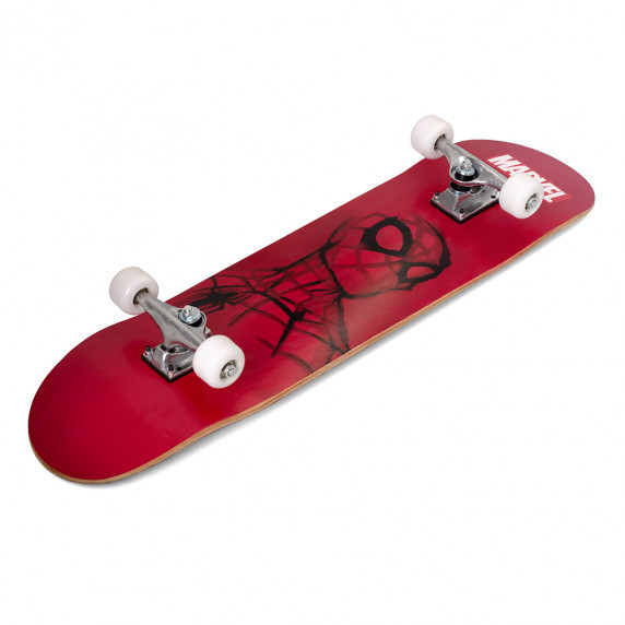Skateboard din lemn - 79x20x10 cm Spiderman Red