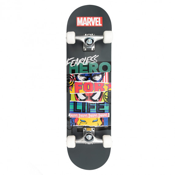 Skateboard din lemn - 79x20x10 cm MARVEL Fearless