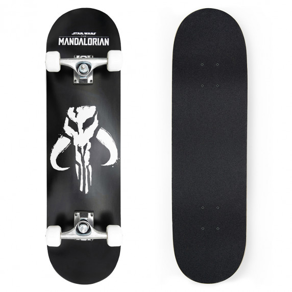 Skateboard din lemn - 79x20x10 cm MANDALORIAN Logo