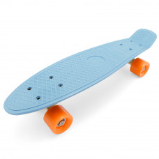 Skateboard - 55 x 14,5 x 9,5 cm - Pennyboard 7-BRAND BLUE ORANGE Preview