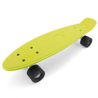 Skateboard - 55x14,5x9,5 cm Pennyboard 7-BRAND BLACK LEMON 