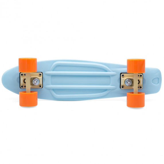 Skateboard - 55 x 14,5 x 9,5 cm - Pennyboard 7-BRAND BLUE ORANGE