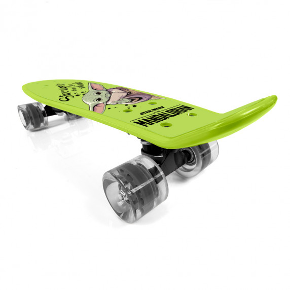 Skateboard - 55 x 14,5 x 9,5 cm - STAR WARS Grogu - Yoda
