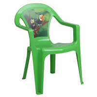 Scaun pentru copii din plastic - verde 