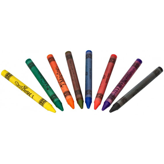 Creioane colorate pentru textile - 8 bucăți - GOKI
